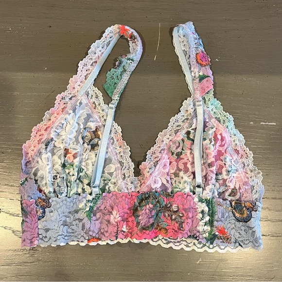 Hanky Panky X Cynthia Rowley Triangle Lace Bralette - Picture 7 of 15